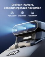 MAMMOTION YUKA mini 2 500 Mähroboter ohne Begrenzungskabel, Empf. 500 m², Kein RTK, Kein Signalabbruch, KI TrueVision-Navigation, Auto-Mehrzonen-Kartierung, DropMow, RWD für 45% Steigung, 4.5Ah-Akku