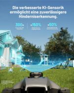 MAMMOTION YUKA mini 2 500 Mähroboter ohne Begrenzungskabel, Empf. 500 m², Kein RTK, Kein Signalabbruch, KI TrueVision-Navigation, Auto-Mehrzonen-Kartierung, DropMow, RWD für 45% Steigung, 4.5Ah-Akku